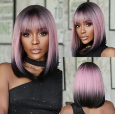 Synthetic Short Straight Bob