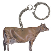 Jersey Cow Keyring -  Jersey