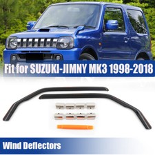 2Pcs Front Wind Rain Sun Deflectors Tinted For 1998-18 Suzuki JIMNY FJ 3-Door UK