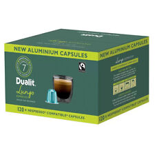 Dualit Aluminium Coffee Capsules Lungo 120 Pods Nespresso Compatible
