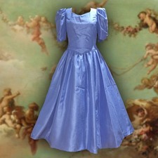 Vintage 1980s Lilac A Line Evening Bridesmaid Ballgown Dress 10-12 Princesscore