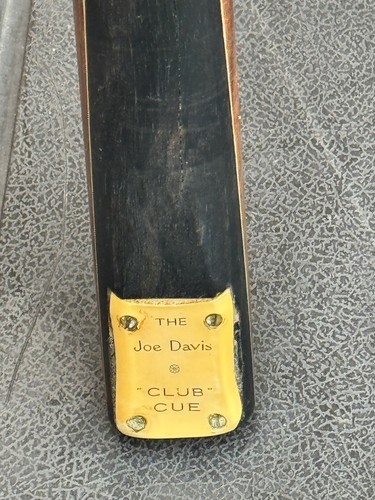 The joe davis match - davis, cue