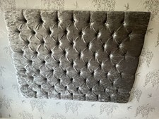 Grey Floating Headboard