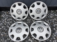 Set of Genuine Volkswagen Polo 13" Wheel Trims Hub Caps x4 VW Lupo