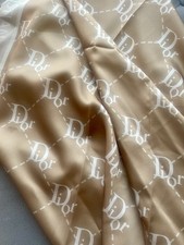 Gorgeous Pale Gold Silk Square Scarf  Turkish Brand New Without Tags