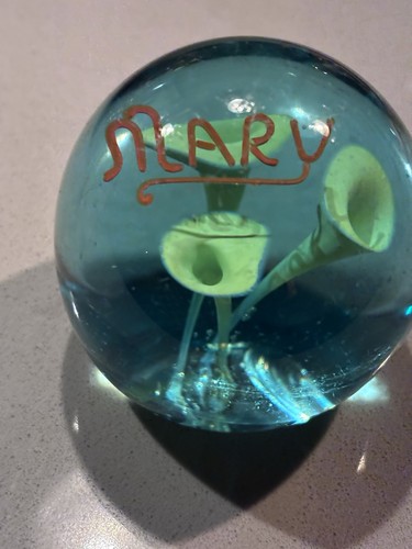 Dump glass paperweight - dump, with