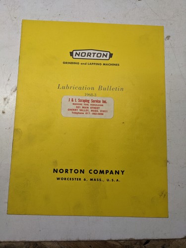 Norton lubrication bulletic - norton,