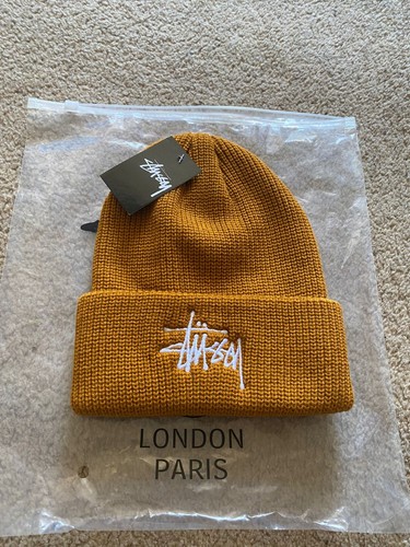 New gold orange stüssy - gold,