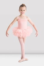 Bloch Girls Desdemona Camisole Tutu Leotard Dance Ballet Dress LightPink CL7120 