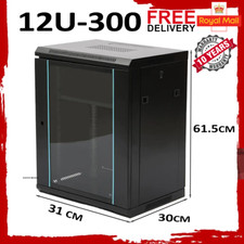 12U 300mm Black Network