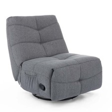 AUSTIN GREY FABRIC SWIVEL