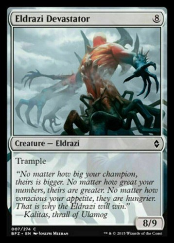 Eldrazi devastator battle for - devastator,