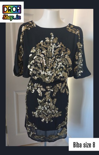 Biba black gold sequin - ​biba, &