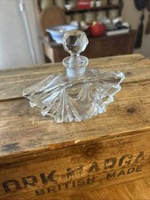 Vintage Heavy Cut Glass Art