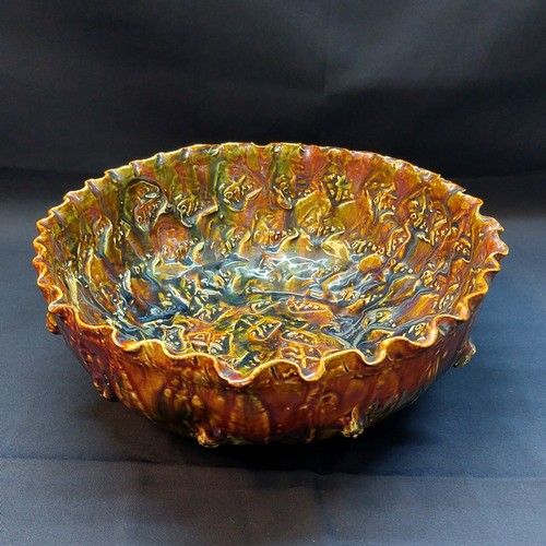 Large signed studio pottery - studio,