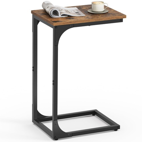 Shaped end table d - c-shaped, x