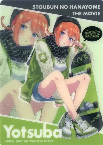 Yotsuba nakano paper sheet - yotsuba,