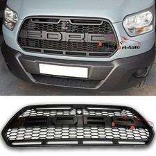 For Ford Transit MK8 2015-2019 Upgrade Grille Raptor Style Grill Replace Black