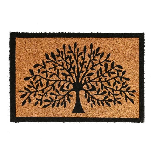 Coir rug doormat non slip - doormat,