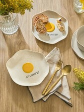 NEXT - Set of 2 White Egg