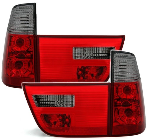 Tail lights red black left - red,