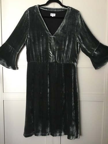 Brora moss green velvet dress - brora,