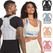 Men Women Posture Corrector, Back Support Brace Upper Back Shoulders Pain Relief