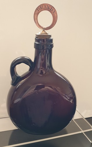 Early victorian amber blown - early,