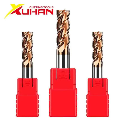 Hrc55 carbide end mill flute - 4,