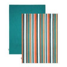 Dexam Teal & Orange Striped
