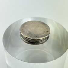 Antique Solid Silver Round