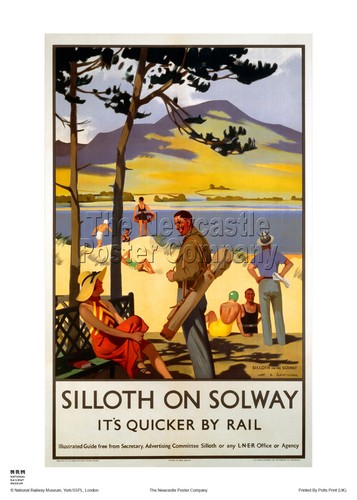 Silloth solway poster - silloth,