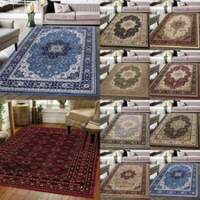 Luxury Non Slip Large Traditional Rug Bedroom Living Room Runner Hallway Carpets