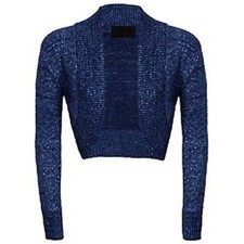 Lurex Bolero Shrug Long Sleeve