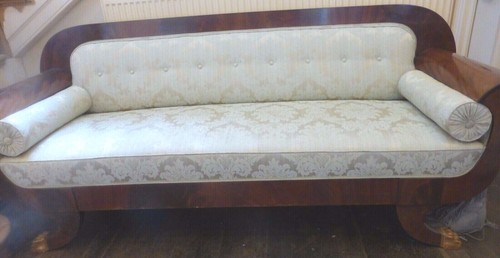 Biedermeier sofa settee - settee,