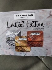 Lisa Horton Crafts Cloud 9 Limited Edition Reinkers -Silver Shine,Solid Gold,Cop