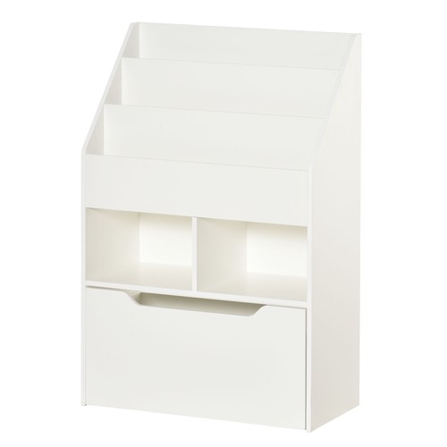 Homcom kids bookcase toy box - homcom,