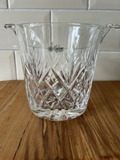 Galway Irish Crystal Oranmore Ice Bucket Boxed Never Used In Excellent Condition