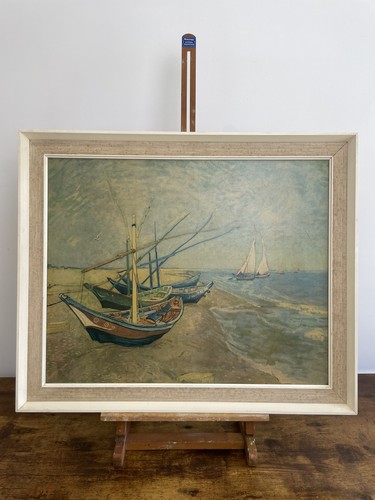 Vintage mcm framed van gogh - framed,
