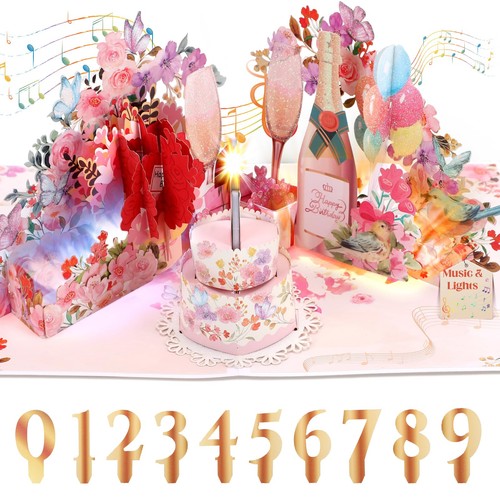 Musical birthday card - musical,