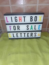 Message Light Box With Loads Of Letters & Icons, Emojis Etc. Name In Lights Box