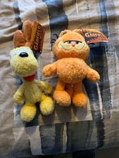 2 x Garfield Movie Soft Toys ~