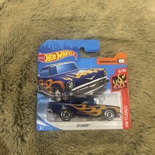 Hot Wheels Hot Trucks 1/10 2019 Chevy Silverado Trail Boss LT Short Card #83.