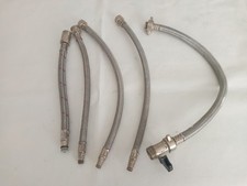 6 x Used Flexible Tap Tail Connectors - see Photos. WHSIWYG. Useable Bargain!!!!