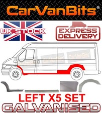 FOR FORD TRANSIT LWB 00-14 MK6 MK7 REAR WHEEL ARCH SIDE DOOR REPAIR PANEL SET NS