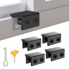 Window Locks 4-Pack, Keyed &