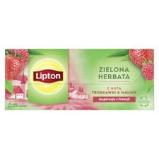 3 x Lipton Green Tea Red Fruits Raspberry & Strawberry 32.5g (Pack of 3)