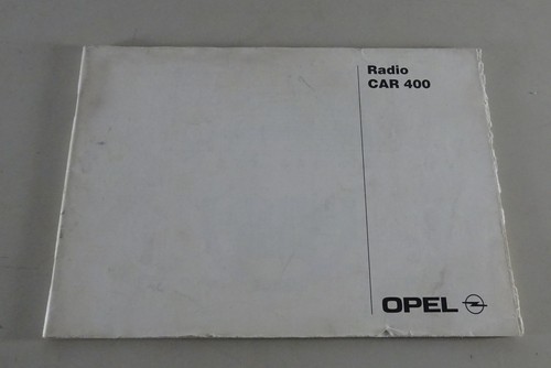 Operating instructions opel - operating,
