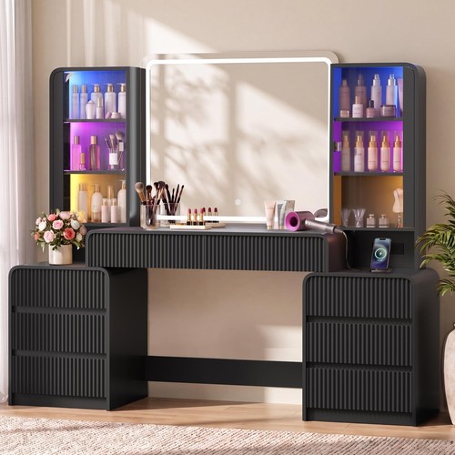Super big vanity - super, fluted