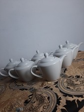 6x Ex Restaurant Steelite International 1-2 Cup  Tea/coffee Pot 400 ml  